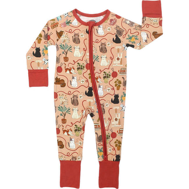 Cats Meow Bamboo Convertible Baby Pajamas