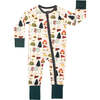 Camp Emerson Bamboo Convertible Baby Pajamas - Footie Pajamas - 1 - thumbnail
