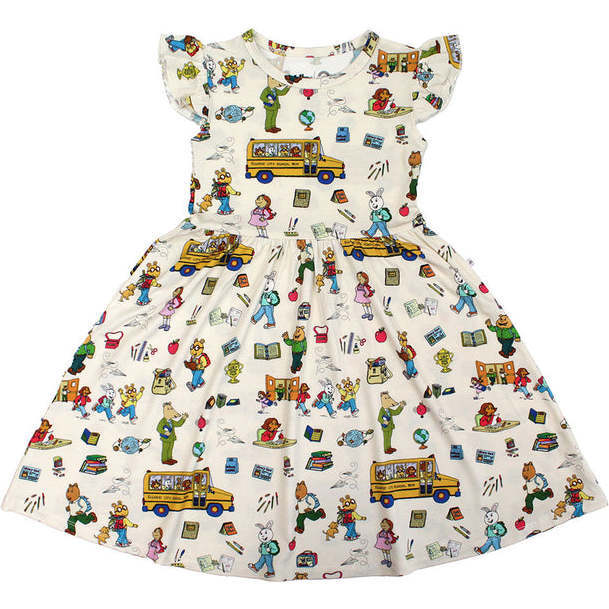 Arthur™ Back to School Short Sleeve Twirl Dress