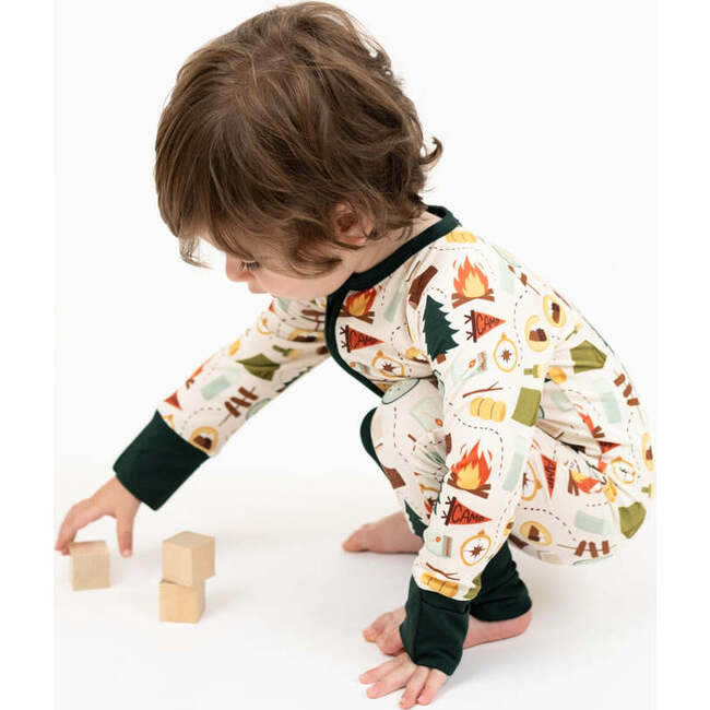 Camp Emerson Bamboo Convertible Baby Pajamas - Footie Pajamas - 4