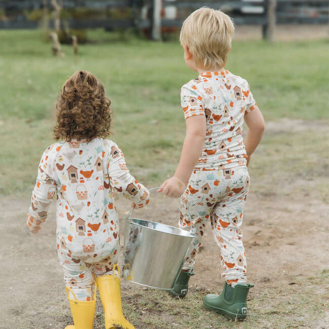 Cozy Cottage Bamboo Short Sleeve Kids Pajama Pants Set - Pajamas - 5