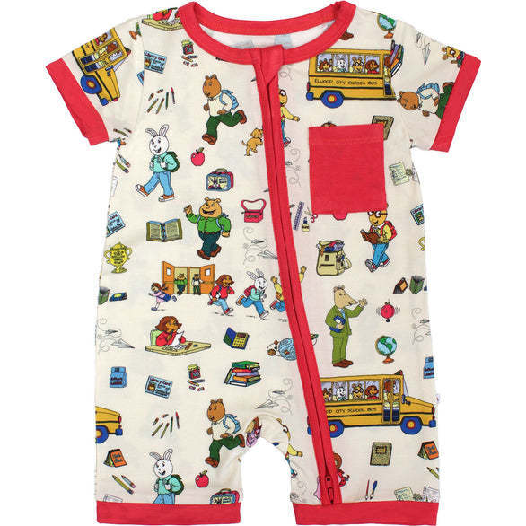 Arthur™ Back to School Bamboo Baby Shortie Romper