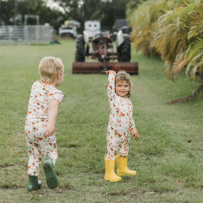 Cozy Cottage Bamboo Convertible Baby Pajamas - Footie Pajamas - 3