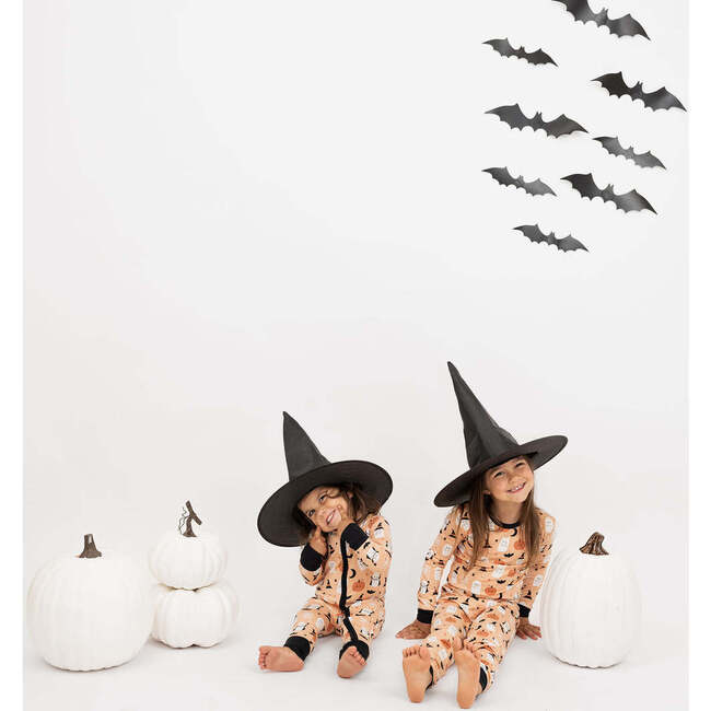 Boo-Tastic Glow-in-the-Dark Halloween Bamboo Convertible Baby Pajamas - Footie Pajamas - 3