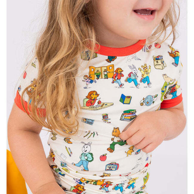 Arthur™ Back to School Bamboo Short Sleeve Kids Pajama Pants Set - Pajamas - 4