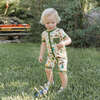 All Aboard the Dinosaur Train Bamboo Baby Shortie Romper - Rompers - 2