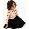 Boo-Tastic Glow-in-the-Dark Halloween Flutter Long Sleeve Tulle Twirl Dress - Dresses - 3