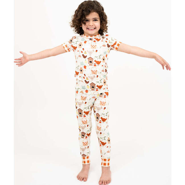 Cozy Cottage Bamboo Short Sleeve Kids Pajama Pants Set - Pajamas - 6
