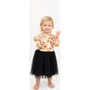 Boo-Tastic Glow-in-the-Dark Halloween Flutter Long Sleeve Tulle Twirl Dress - Dresses - 4