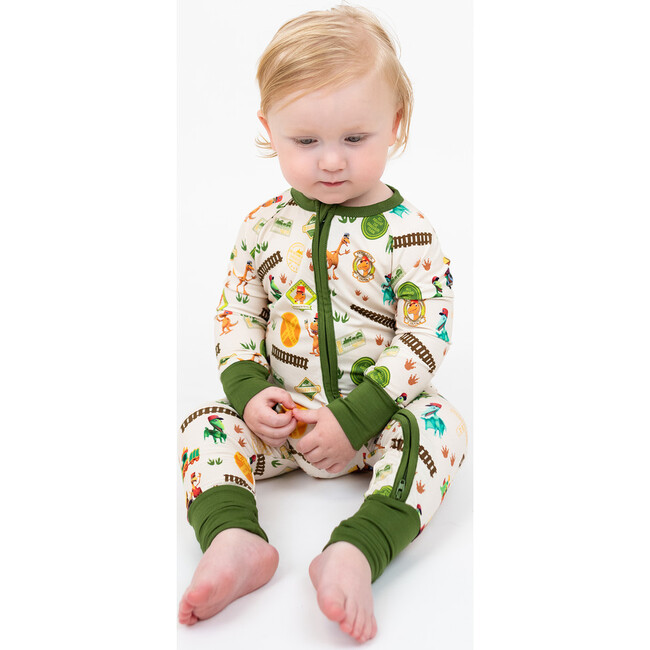 All Aboard the Dinosaur Train™ Bamboo Convertible Baby Pajamas - Footie Pajamas - 5