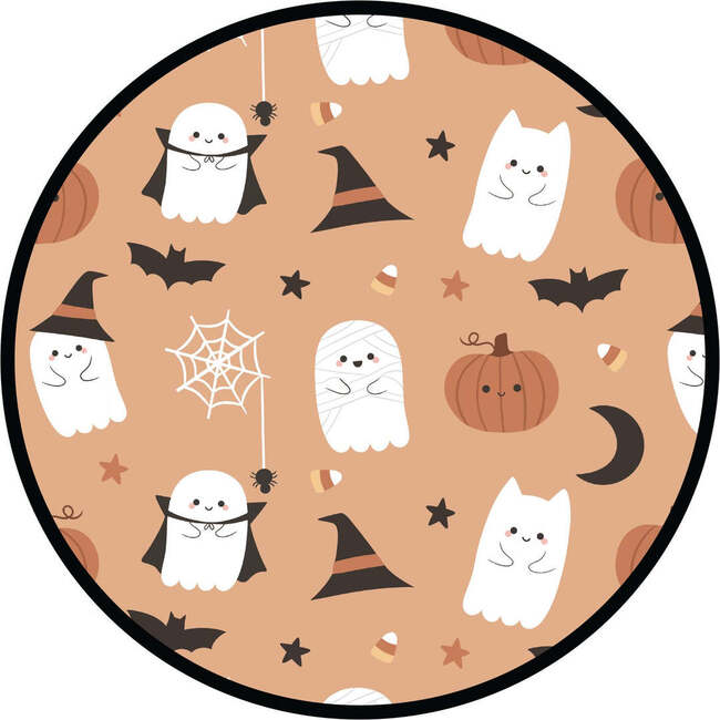 Boo-Tastic Glow-in-the-Dark Halloween Flutter Long Sleeve Tulle Twirl Dress - Dresses - 6