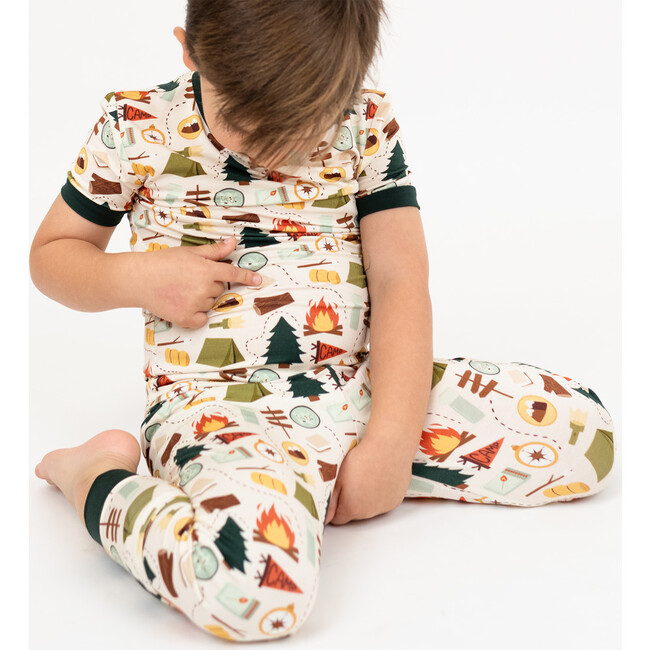 Camp Emerson Two-Piece Bamboo Short Sleeve Kids Pajama Pants Set - Pajamas - 5