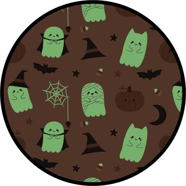 Boo-Tastic Glow-in-the-Dark Halloween Flutter Long Sleeve Tulle Twirl Dress - Dresses - 7