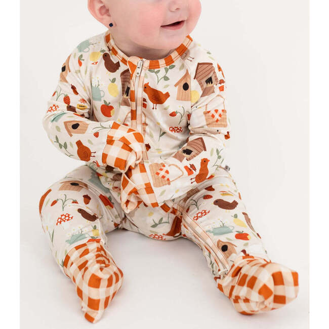 Cozy Cottage Bamboo Convertible Baby Pajamas - Footie Pajamas - 6