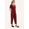 Lucia Jumpsuit, Claret - Jumpsuits - 2