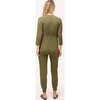 Amabella Jumpsuit, Olive - Jumpsuits - 4