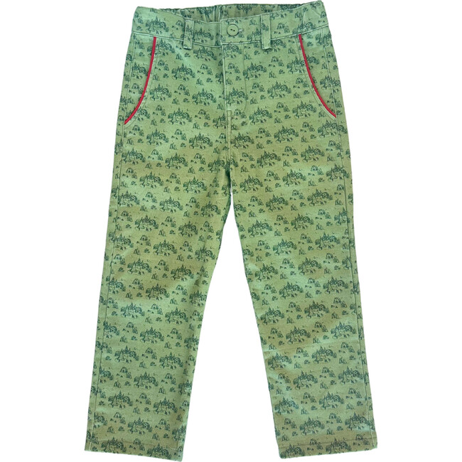 Boys' Holiday Chinos in Christmas Village