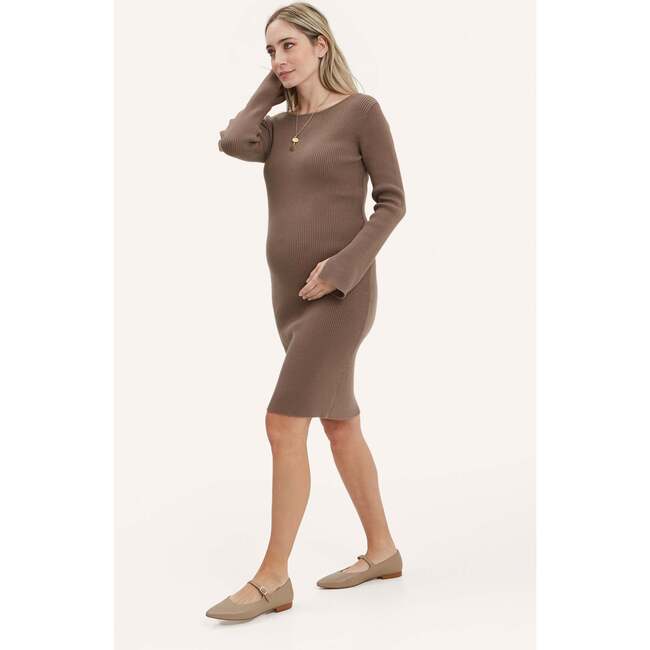 Hudson Dress, Taupe - Dresses - 2