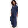 Alma Nursing Jumpsuit, Navy - Jumpsuits - 2