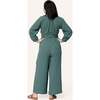 Alma Nursing Jumpsuit, Eucalyptus - Jumpsuits - 3