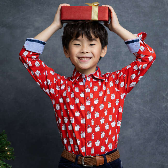 Holiday Presents Shirt in Long Sleeves - Button Downs - 2