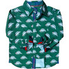 Santasaurus Shirt in Long Sleeves - Button Downs - 1 - thumbnail