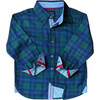 Holiday Plaid Shirt in Long Sleeves - Button Downs - 1 - thumbnail