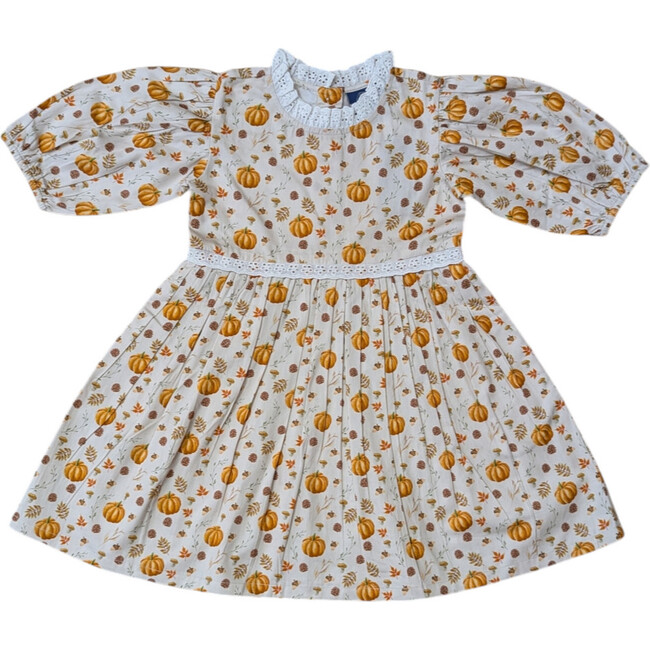 Fall Medley Puff Sleeve Dress