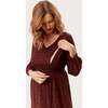 Leila Dress, Burgundy Floral - Dresses - 3