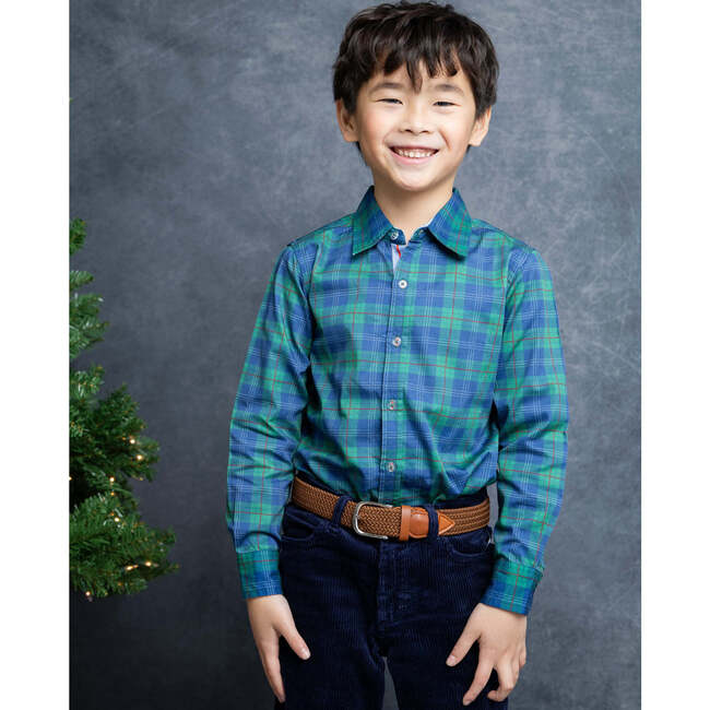 Holiday Plaid Shirt in Long Sleeves - Button Downs - 3