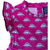 Dinos in Pink Ruffle Dress - Dresses - 2