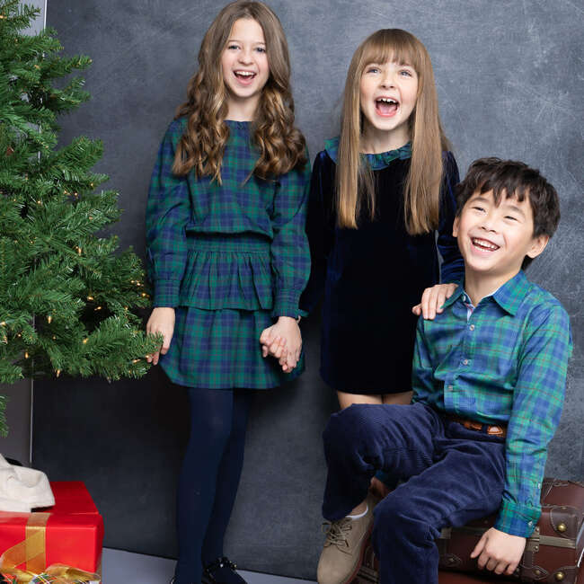 Holiday Plaid Shirt in Long Sleeves - Button Downs - 4