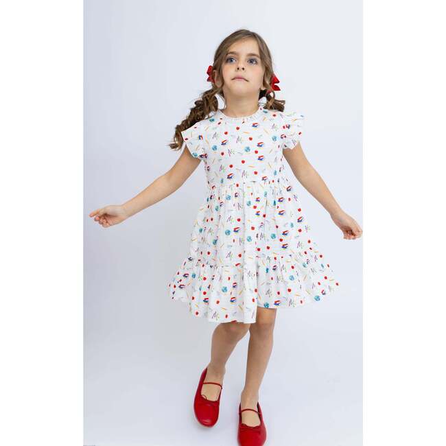 Back to School Ruffle Dress - Dresses - 3