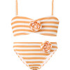 Nellie Bikini, Orange / White Stripe - Suits & Separates - 1 - thumbnail