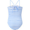 Nellie Full Piece, Blue / White Stripe - One Pieces - 2