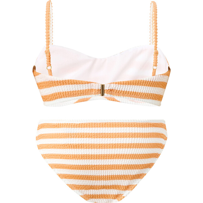 Nellie Bikini, Orange / White Stripe - Suits & Separates - 2
