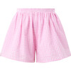 Elara Shorts, Pink Gingham - Shorts - 1 - thumbnail