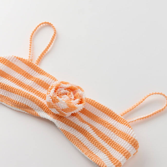 Nellie Bikini, Orange / White Stripe - Suits & Separates - 3