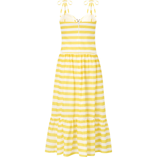 Raelynn Maxi Dress, Yellow / White Stripe - Dresses - 2