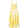 Raelynn Maxi Dress, Yellow / White Stripe - Dresses - 2
