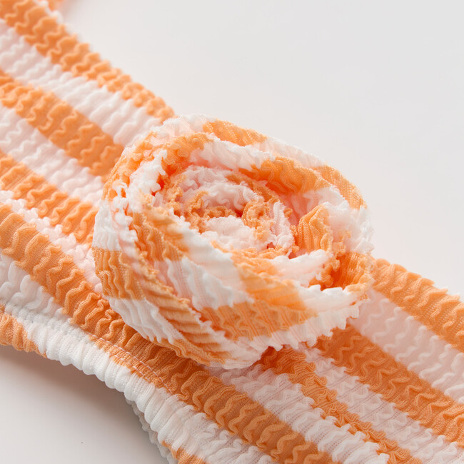 Nellie Bikini, Orange / White Stripe - Suits & Separates - 4