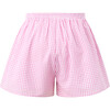 Elara Shorts, Pink Gingham - Shorts - 2
