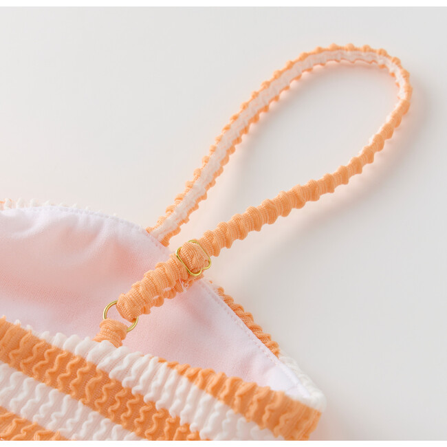 Nellie Bikini, Orange / White Stripe - Suits & Separates - 5