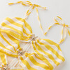 Raelynn Maxi Dress, Yellow / White Stripe - Dresses - 3