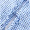 Elara Top, Blue Gingham - Shirts - 3