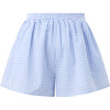 Elara Shorts, Blue Gingham - Shorts - 1 - thumbnail