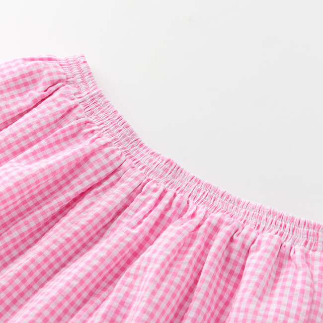 Elara Shorts, Pink Gingham - Shorts - 3