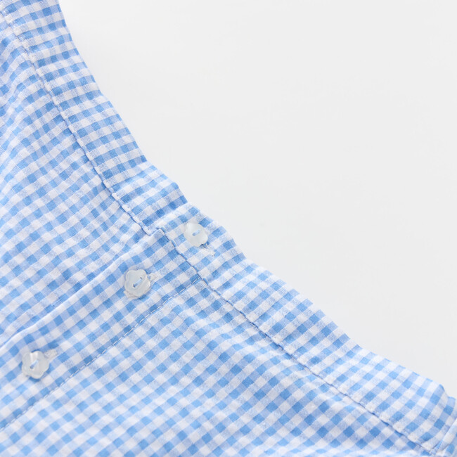 Elara Mini Skirt, Blue Gingham - Skirts - 3
