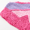 Molly Crochet Top, Candy Pink / Purple - Shirts - 4
