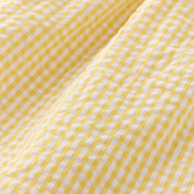 Elara Shorts, Yellow Gingham - Shorts - 6